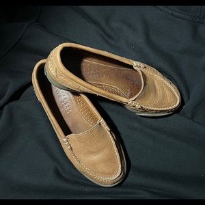 COLE HAAN TAN LEATHER LOAFERS SIZE 7